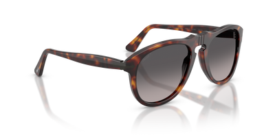 Persol PO0649NE - Total Black Arrow con Montatura Havana e Lenti Grigio - Immagine 3