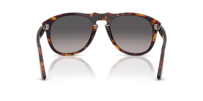 Persol PO0649NE - Total Black Arrow with Havana Frame and Grey Lenses - Image 5