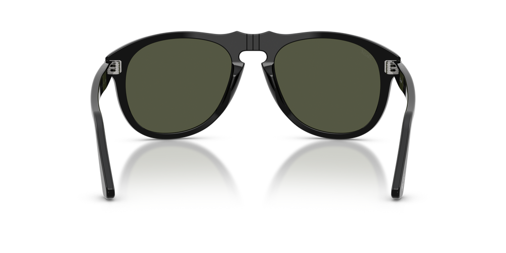 Persol PO0649NE - Total Black Arrow com armação Preto e lentes Verde - Imagens 5