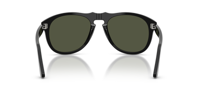 Persol PO0649NE - Total Black Arrow with Black Frame and Green Lenses - Image 5