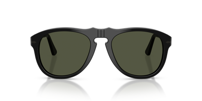 Persol PO0649NE - Total Black Arrow com armação Preto e lentes Verde - Imagens 2