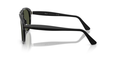 Persol PO0649NE - Total Black Arrow com armação Preto e lentes Verde - Imagens 4