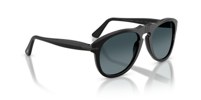 Persol PO0649NE - Total Black Arrow con Montatura Nero e Lenti Blu - Immagine 3