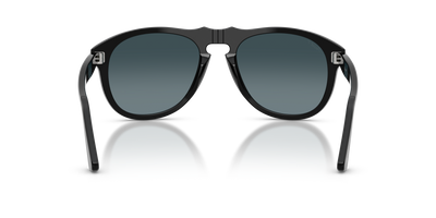 Persol PO0649NE - Total Black Arrow avec Monture Noir et Verres Bleu - Image 5