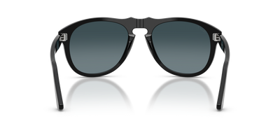 Persol PO0649NE - Total Black Arrow mit Schwarz Gestell und Blau Gläsern - Bild 5