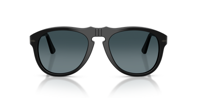 Persol PO0649NE - Total Black Arrow avec Monture Noir et Verres Bleu - Image 2