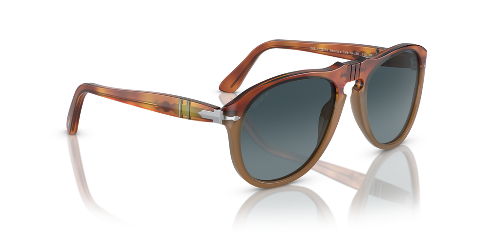 Persol 649 - Original mit Resina E Sale Gestell und Blau Gläsern - Bild 3