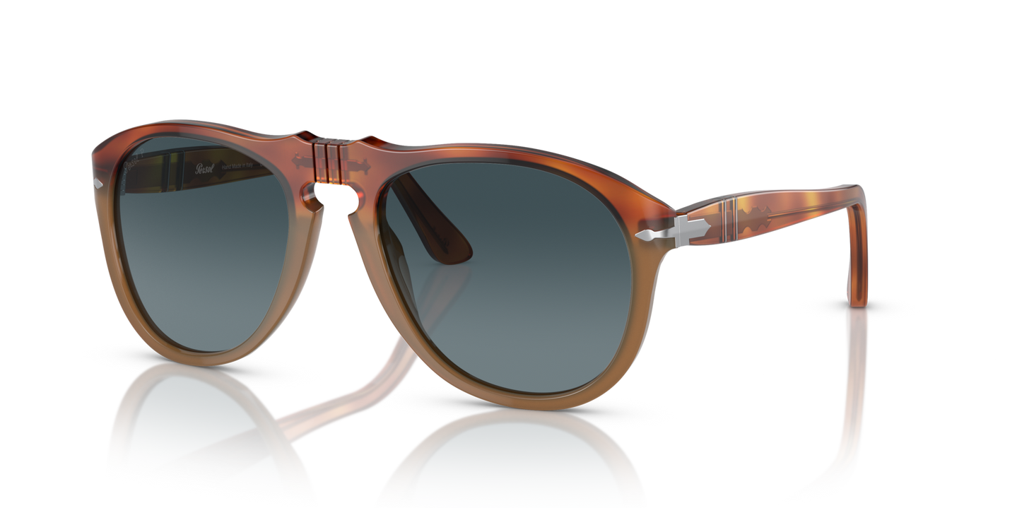 Persol 649 - Original mit Resina E Sale Gestell und Blau Gläsern - Bild 1