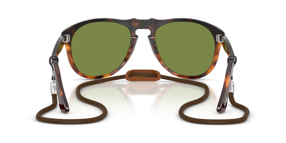 Persol PO0649 - Exclusive with Gradient Brown Tortoise Frame and Green Lenses - Image 5