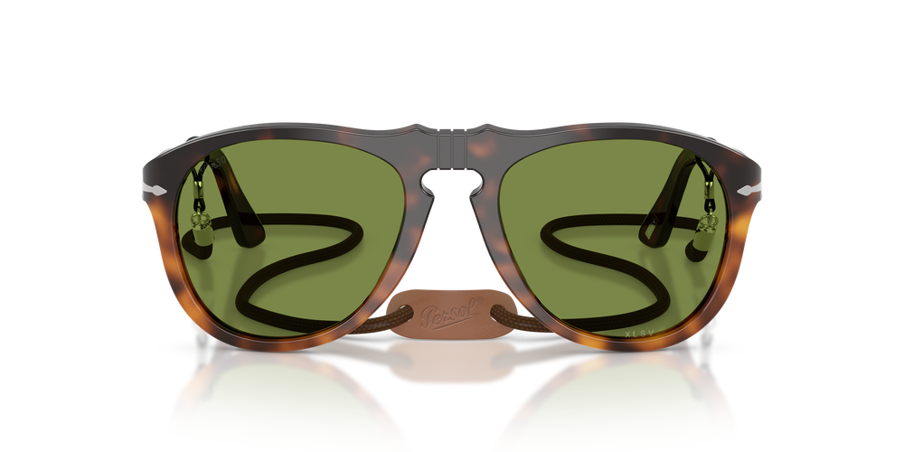 Persol PO0649 - Exclusive con Montatura Gradient Brown Tortoise e Lenti Verde - Immagine 2