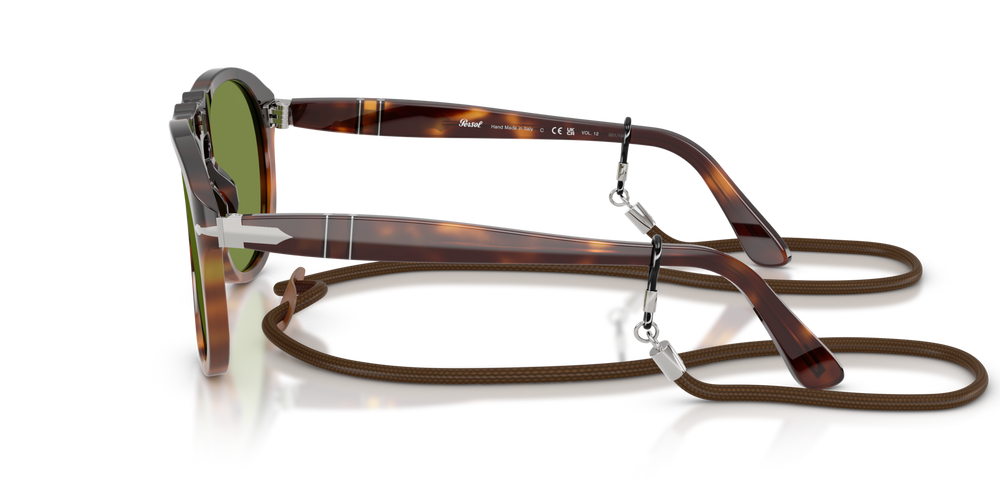 Persol PO0649 - Exclusive with Gradient Brown Tortoise Frame and Green Lenses - Image 4