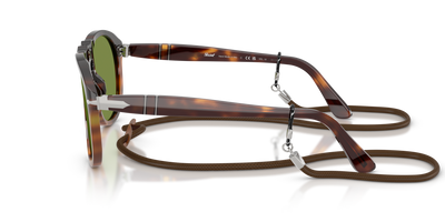 Persol PO0649 - Exclusive with Gradient Brown Tortoise Frame and Green Lenses - Image 4