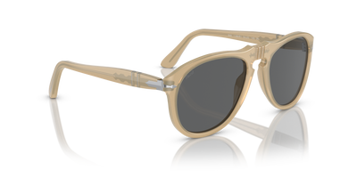 Persol 649 - Original avec Monture Beige opalescent et Verres Gris - Image 3