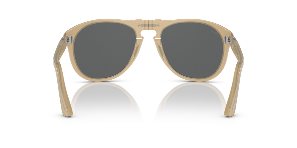 Persol 649 - Original avec Monture Beige opalescent et Verres Gris - Image 5