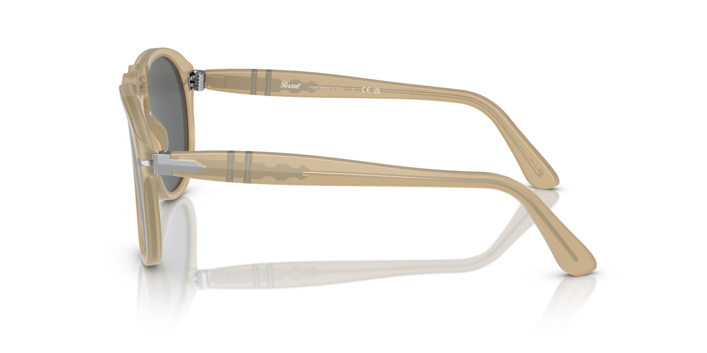 Persol 649 - Original with Opal Beige Frame and Grey Lenses - Image 1