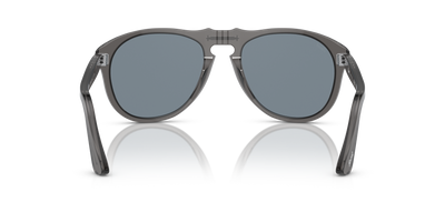 Persol 649 - Original con Montatura Grigio Trasparente e Lenti Blu - Immagine 5