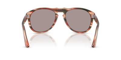 Persol 649 - Original con Montatura Striped Red &amp; Green e Lenti Viola - Immagine 5