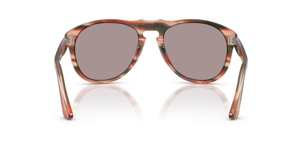 Persol 649 - Original avec Monture Striped Red &amp; Green et Verres Violet - Image 5