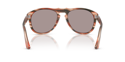 Persol 649 - Original avec Monture Striped Red &amp; Green et Verres Violet - Image 5