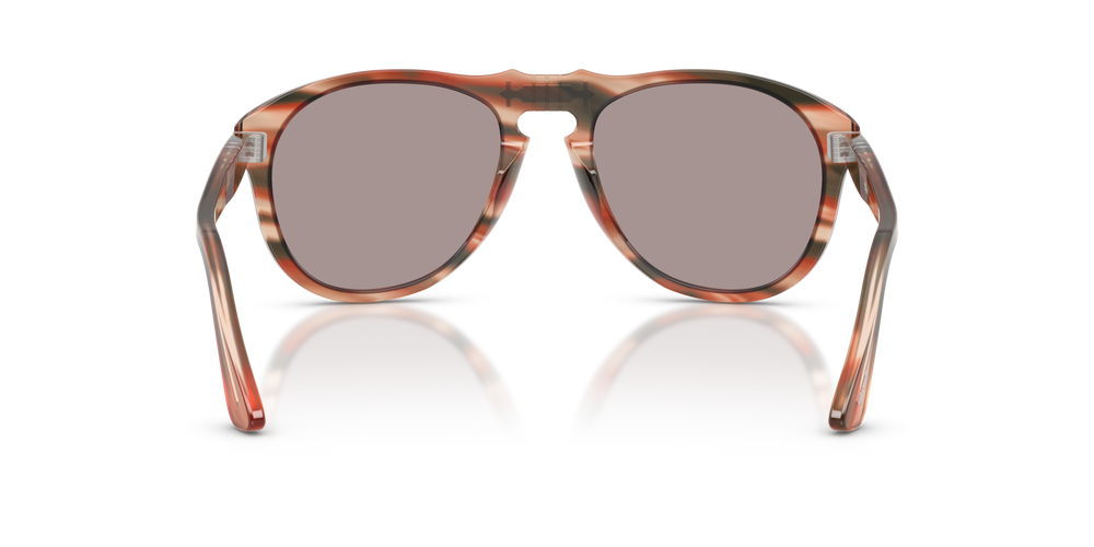 Persol 649 - Original avec Monture Striped Red &amp; Green et Verres Violet - Image 5
