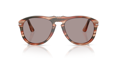 Persol 649 - Original avec Monture Striped Red &amp; Green et Verres Violet - Image 2