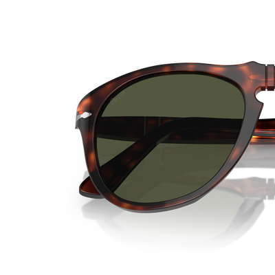 Persol 649 - Original avec Monture Havana et Verres Vert – Image variante