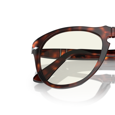 Persol 649 - Photochromic avec Monture Havana et Verres Transparent – Image variante