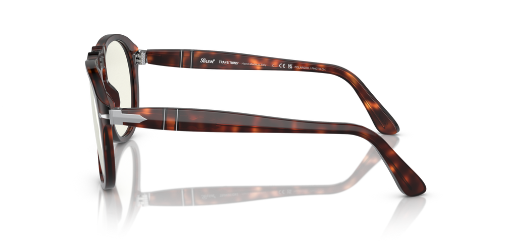 Persol 649 - Photochromic with Havana Frame and Transparent Lenses - Image 3