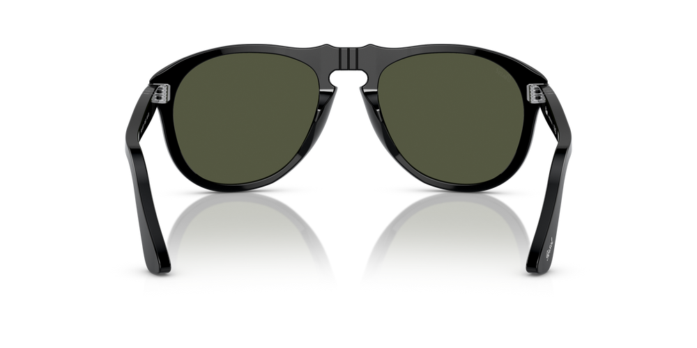 Persol 649 - Original avec Monture Noir et Verres Vert - Image 4