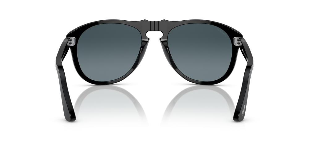 Persol 649 - Original con Montura Negro y Lentes Azul - Imagen 5