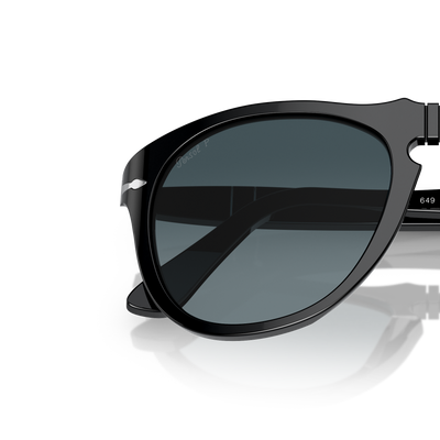 Persol 649 - Original avec Monture Noir et Verres Bleu – Image variante