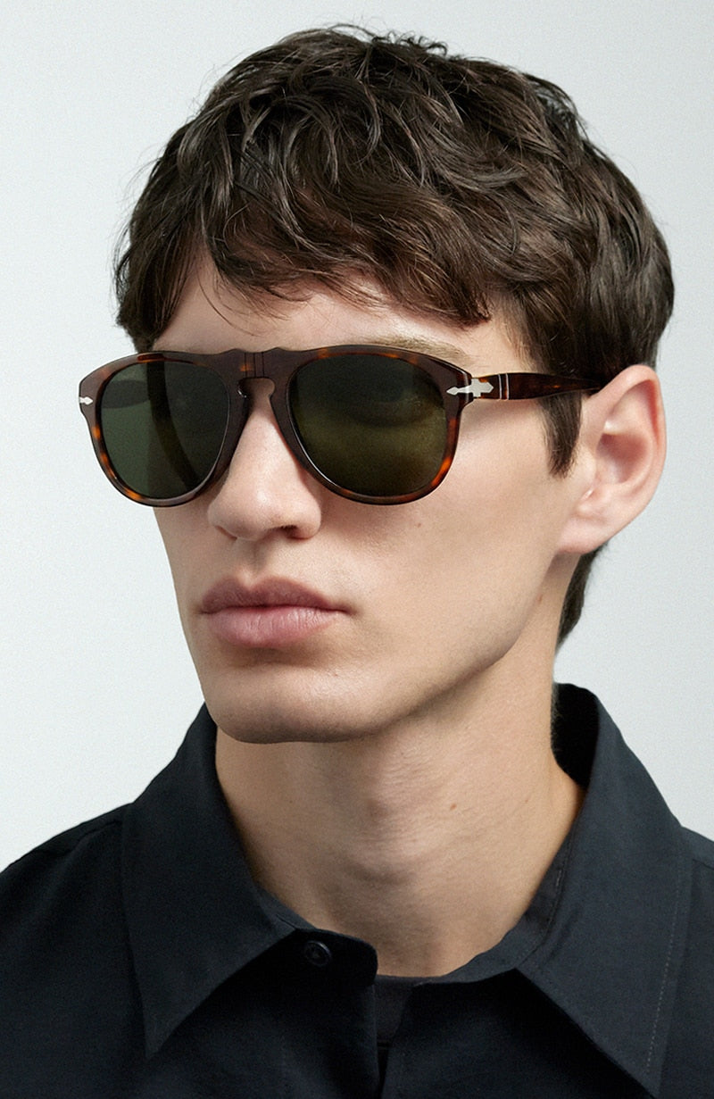Persol 649 - Original with Opal Beige Frame and Grey Lenses