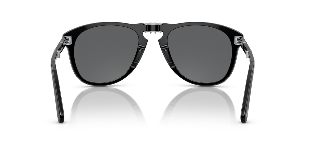 Persol 714SM - Steve McQueen con Montatura Nero e Lenti Grigio - Immagine 6