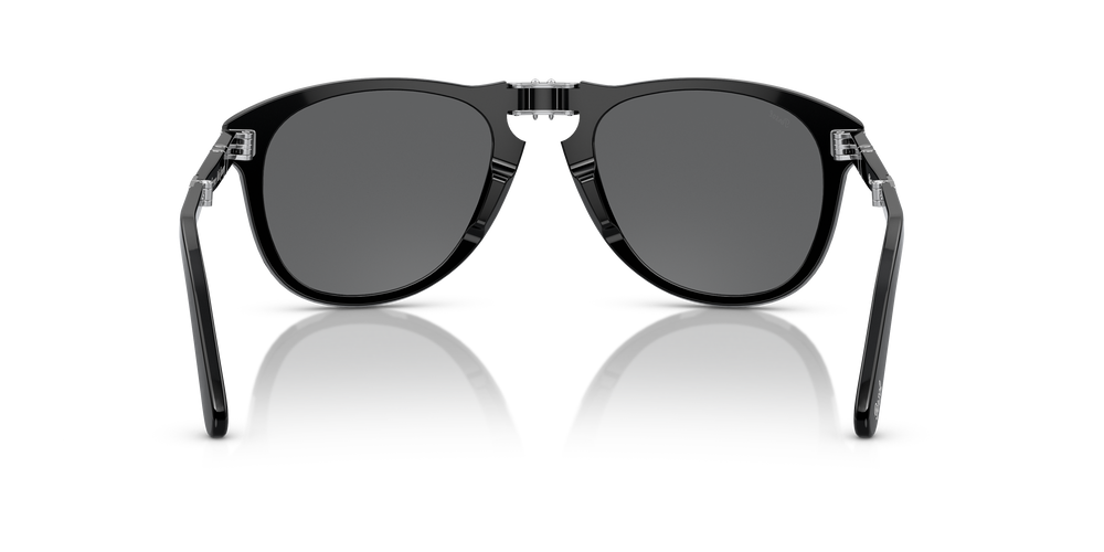 Persol 714SM - Steve McQueen con Montatura Nero e Lenti Grigio - Immagine 6