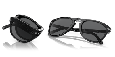 Persol 714SM - Steve McQueen con Montatura Nero e Lenti Grigio - Immagine 7