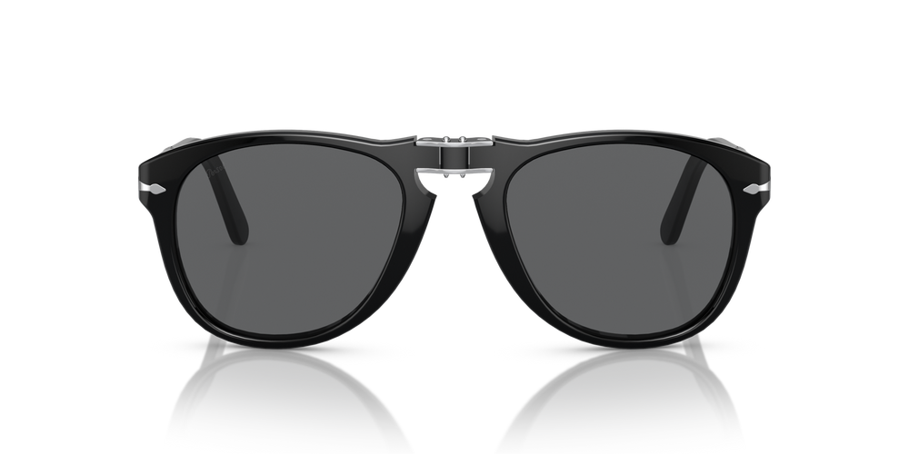 Persol 714SM - Steve McQueen with Black Frame and Grey Lenses - Image 3