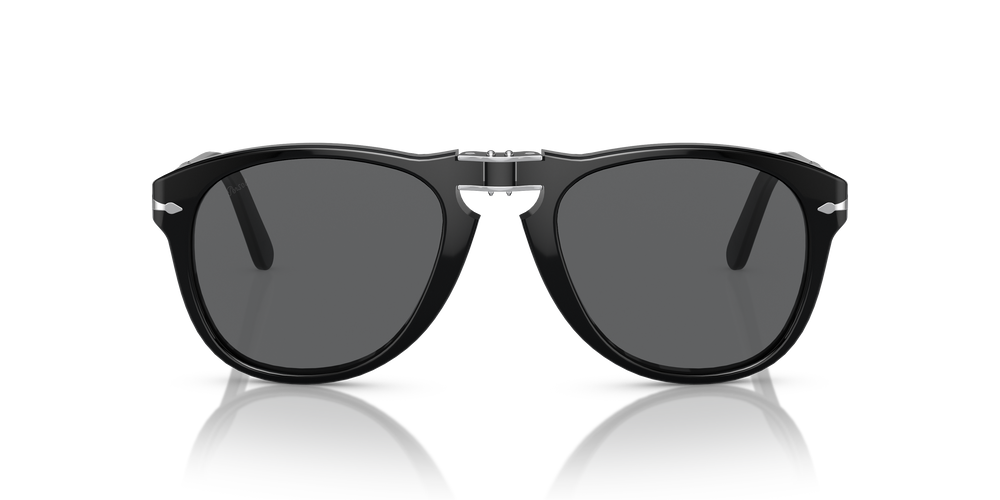 Persol 714SM - Steve McQueen con Montatura Nero e Lenti Grigio - Immagine 3