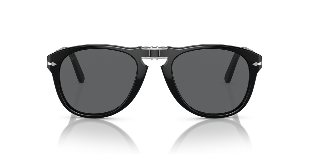 Persol 714SM - Steve McQueen con Montatura Nero e Lenti Grigio - Immagine 3