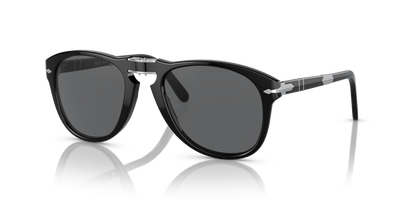 Persol 714SM - Steve McQueen con Montatura Nero e Lenti Grigio - Immagine 2