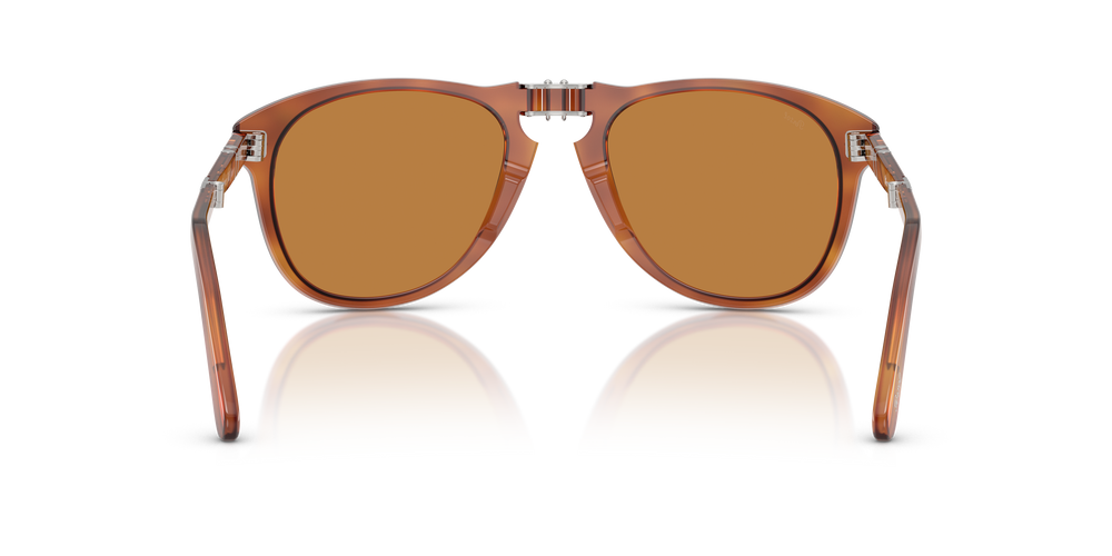 Persol 714SM - Steve McQueen avec Monture Terre de Sienne et Verres Brun - Image 6