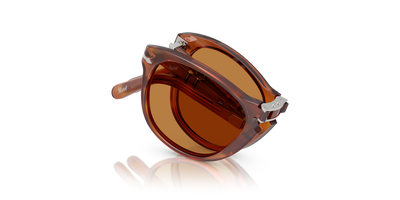 Persol 714SM - Steve McQueen avec Monture Terre de Sienne et Verres Brun - Image 1
