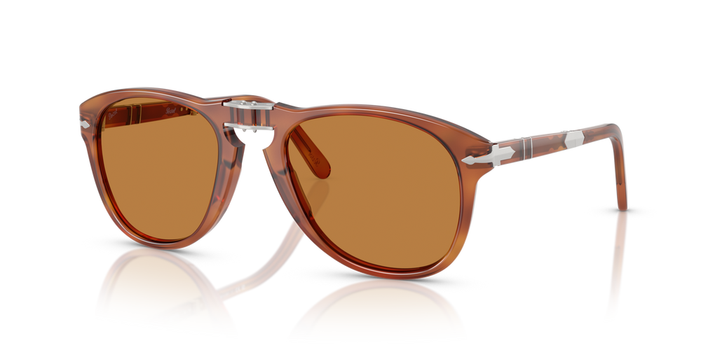 Persol 714SM - Steve McQueen con Montatura Terra di Siena e Lenti Marrone - Immagine 2