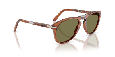 Persol 714SM - Steve McQueen con Montura Terra Di Siena y Lentes Verde - Imagen 4