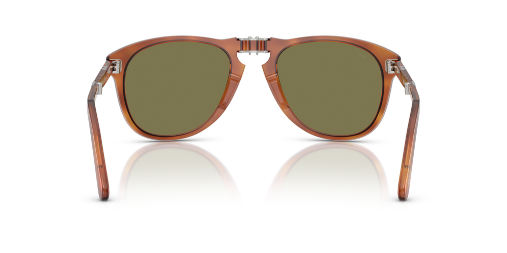 Persol 714SM - Steve McQueen con Montura Terra Di Siena y Lentes Verde - Imagen 6