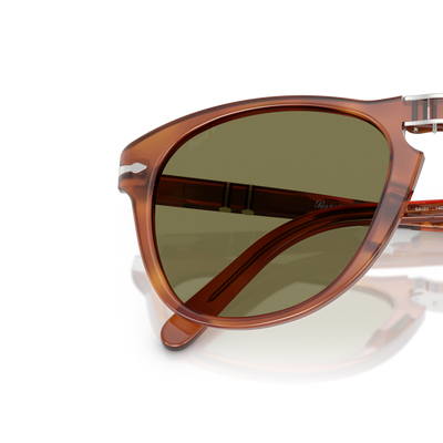 Persol 714SM - Steve McQueen con Montura Terra Di Siena y Lentes Verde – Imagen de variante