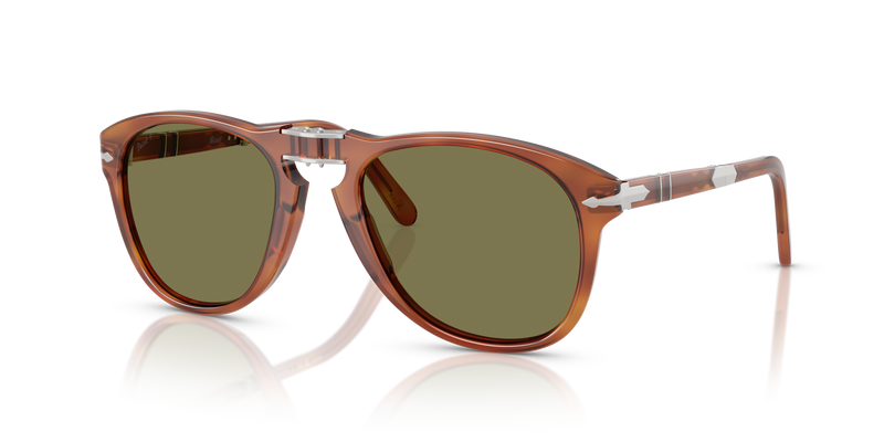 Visitar 714SM - Steve McQueen con Montura Terra Di Siena y Lentes Verde