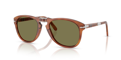 Persol 714SM - Steve McQueen con Montura Terra Di Siena y Lentes Verde - Imagen 2