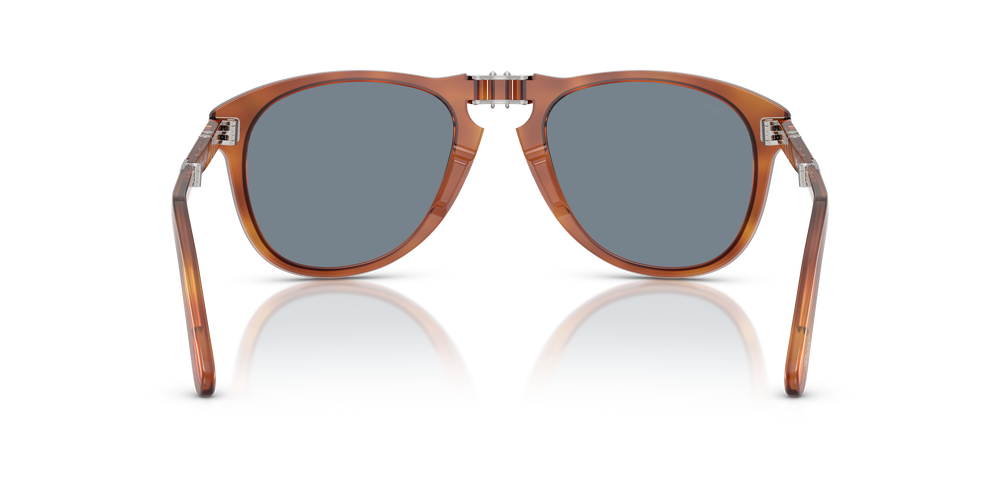 Persol 714SM - Steve McQueen - Exclusive con Montatura Terra di Siena e Lenti Blu - Immagine 6