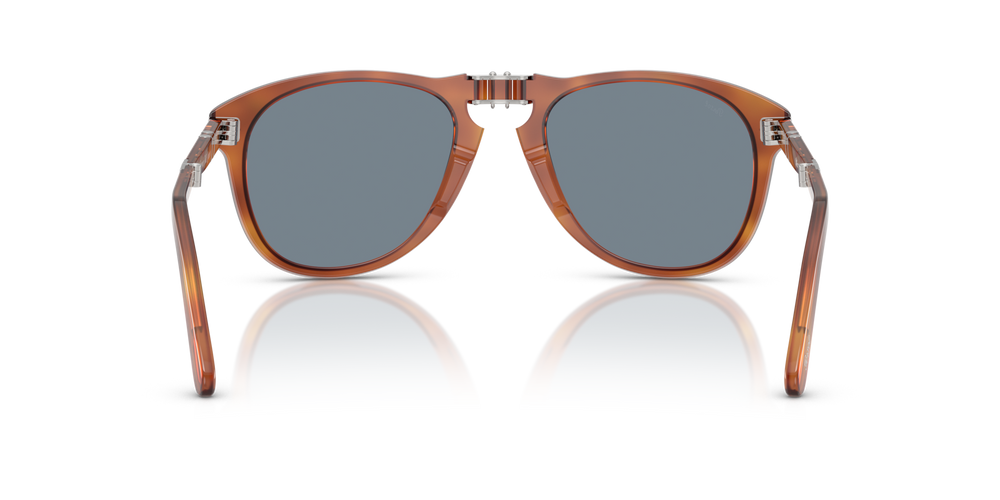 Persol 714SM - Steve McQueen - Exclusive with Terra Di Siena Frame and Blue Lenses - Image 6