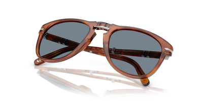Persol 714SM - Steve McQueen - Exclusive con Montatura Terra di Siena e Lenti Blu - Immagine 7